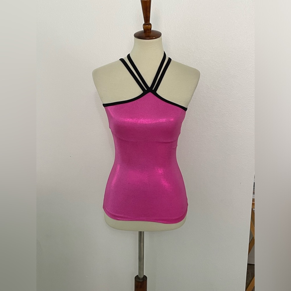 Motionwear Pink Glitter Active Tank Top -‎ Size Adult Small